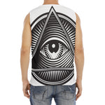 Illuminati Symbol Print Men's Fitness Tank Top