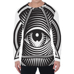 Illuminati Symbol Print Men's Long Sleeve T-Shirt