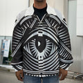 Illuminati Symbol Print Men's Shirt Jacket