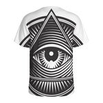 Illuminati Symbol Print Men's Sports T-Shirt