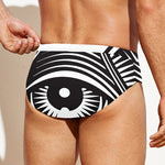 Illuminati Symbol Print Men's Swim Briefs