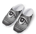 Illuminati Symbol Print Mesh Casual Shoes