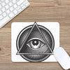 Illuminati Symbol Print Mouse Pad