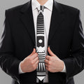 Illuminati Symbol Print Necktie