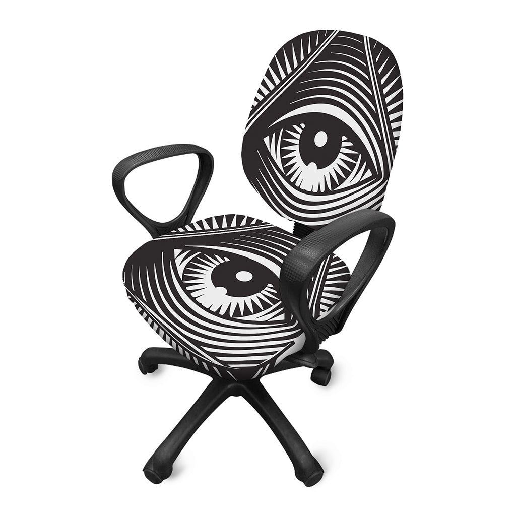 Illuminati Symbol Print Office Chair Cover