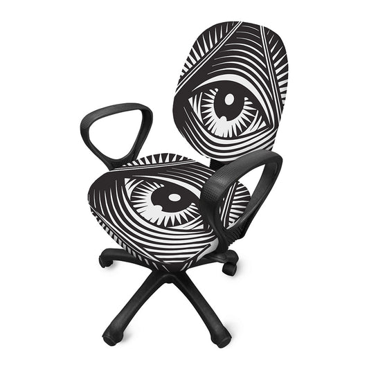 Illuminati Symbol Print Office Chair Cover