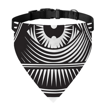 Illuminati Symbol Print Over The Collar Dog Bandana