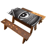 Illuminati Symbol Print Picnic Table Cover