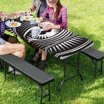 Illuminati Symbol Print Picnic Table Cover