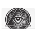 Illuminati Symbol Print Polyester Doormat