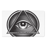 Illuminati Symbol Print Polyester Doormat