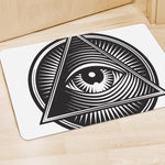 Illuminati Symbol Print Polyester Doormat