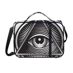 Illuminati Symbol Print Shoulder Strap Bible Bag