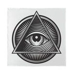 Illuminati Symbol Print Silk Bandana