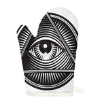 Illuminati Symbol Print Single Oven Mitt