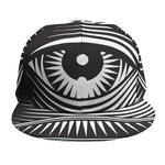 Illuminati Symbol Print Snapback Cap