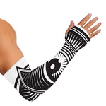 Illuminati Symbol Print Sun Protection Arm Sleeves
