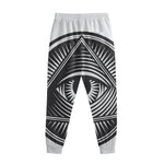 Illuminati Symbol Print Sweatpants