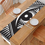 Illuminati Symbol Print Table Runner