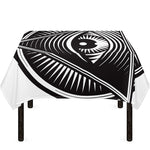 Illuminati Symbol Print Tablecloth