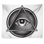 Illuminati Symbol Print Tapestry