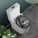 Illuminati Symbol Print Toilet Lid Cover