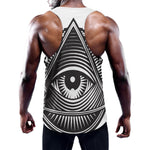 Illuminati Symbol Print Training Tank Top