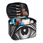 Illuminati Symbol Print Travel Makeup Bag