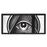 Illuminati Symbol Print Trifold Wallet