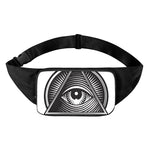 Illuminati Symbol Print Waist Bag