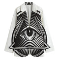 Illuminati Symbol Print Women's Blazer