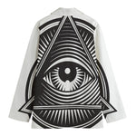 Illuminati Symbol Print Women's Blazer