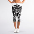 Illuminati Symbol Print Women's Capri Leggings