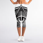 Illuminati Symbol Print Women's Capri Leggings