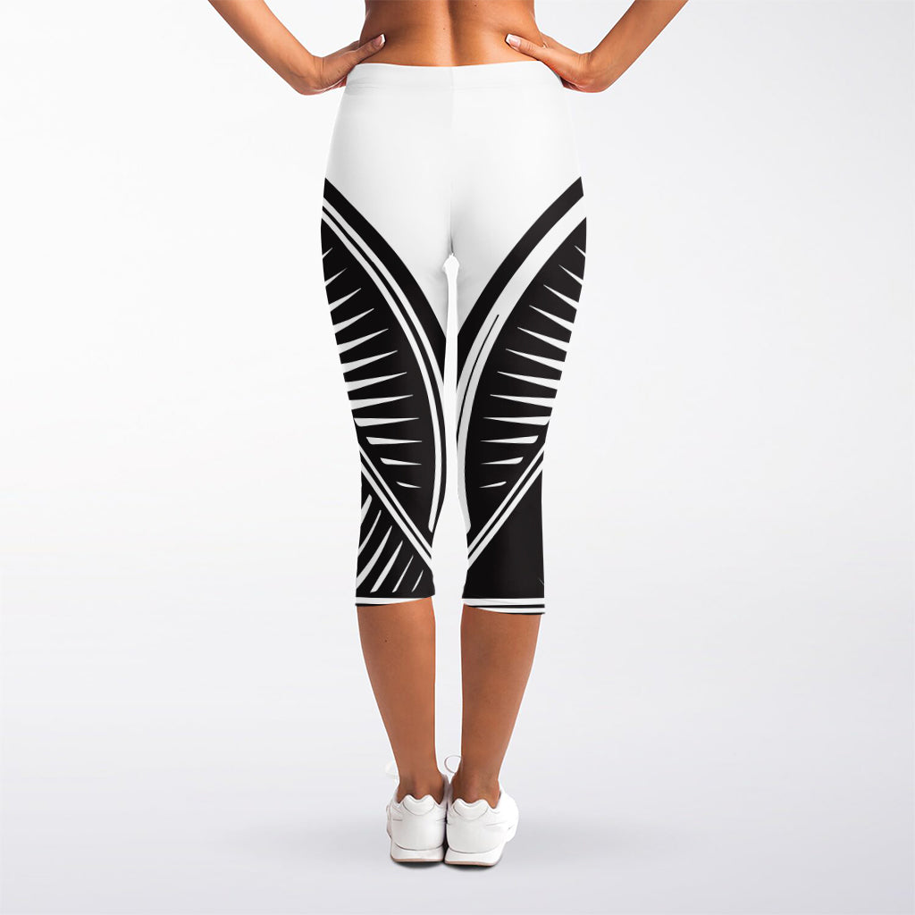 Illuminati Symbol Print Women's Capri Leggings