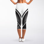 Illuminati Symbol Print Women's Capri Leggings
