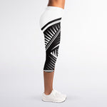 Illuminati Symbol Print Women's Capri Leggings