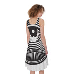 Illuminati Symbol Print Women's Sleeveless Dress