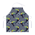Illusion Toucan Print Adjustable Apron
