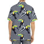 Illusion Toucan Print Aloha Shirt