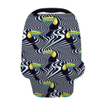 Illusion Toucan Print Baby Seat Cover
