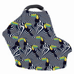 Illusion Toucan Print Baby Seat Cover