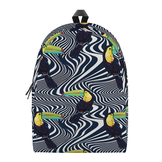 Illusion Toucan Print Backpack