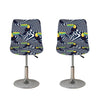 Illusion Toucan Print Bar Stool Covers