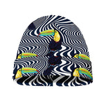 Illusion Toucan Print Beanie