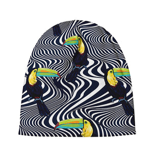 Illusion Toucan Print Beanie