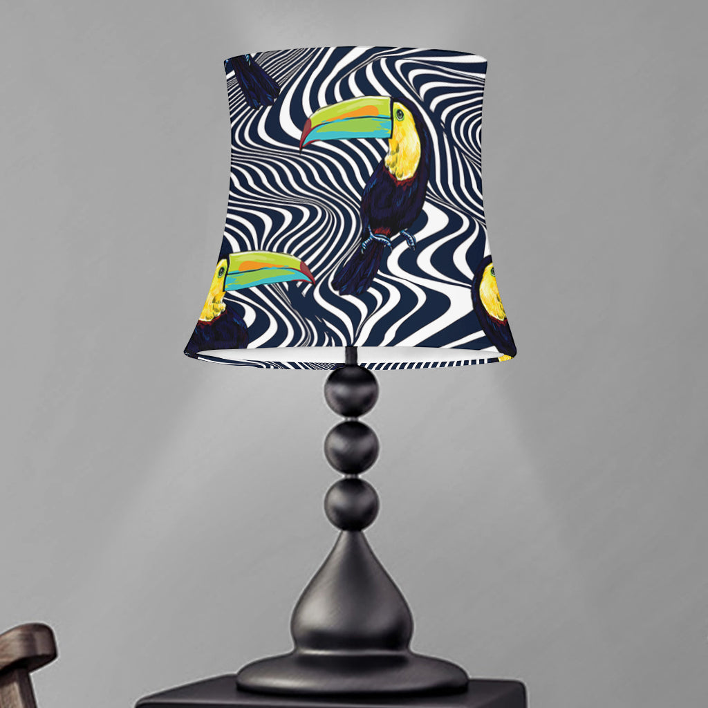 Illusion Toucan Print Bell Lamp Shade