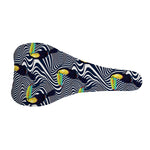 Illusion Toucan Print Bicycle Seat Cover