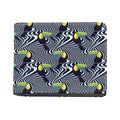 Illusion Toucan Print Bifold Wallet