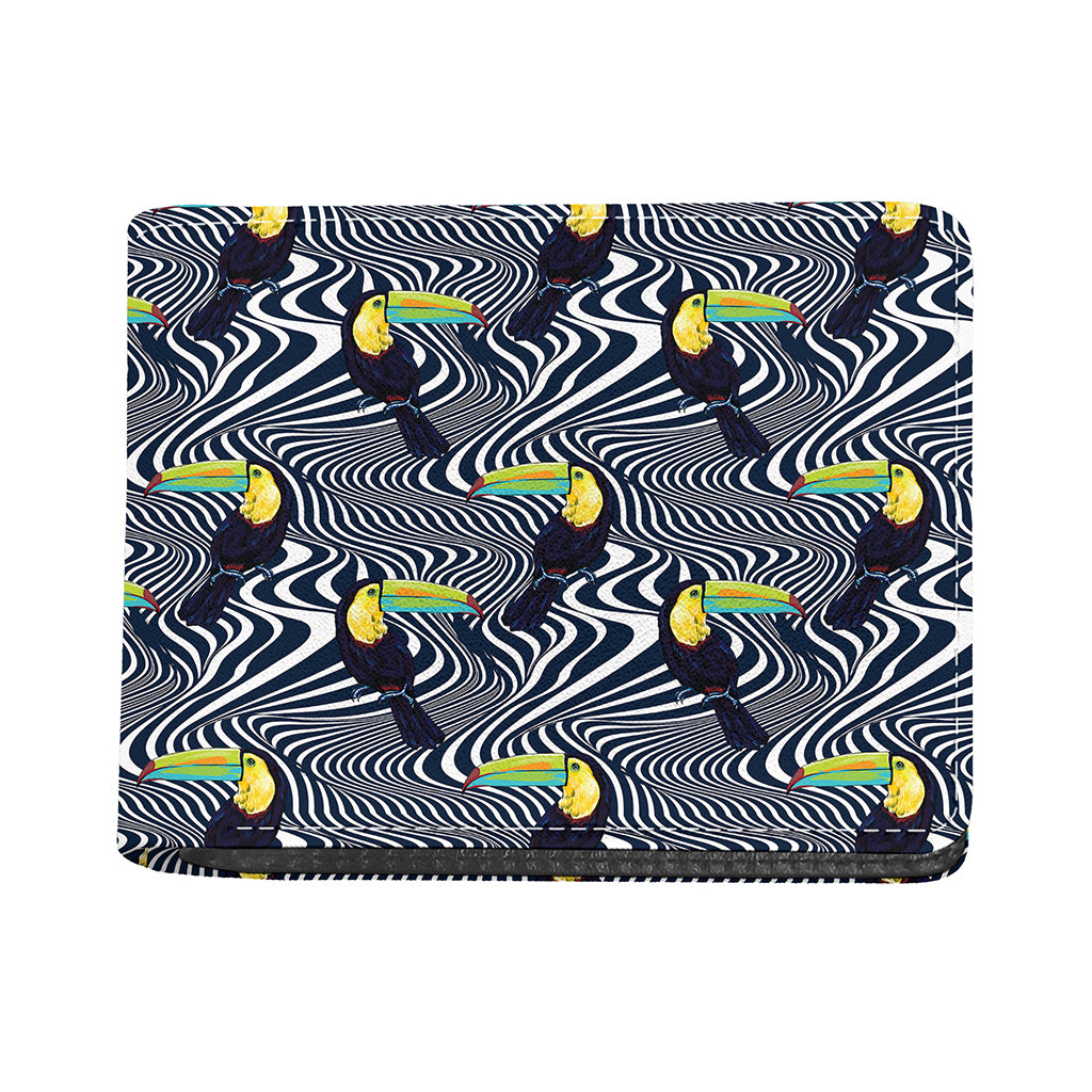 Illusion Toucan Print Bifold Wallet